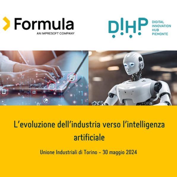 Locandina Evento Formula - Evoluzione dell'Industria vs l'IA